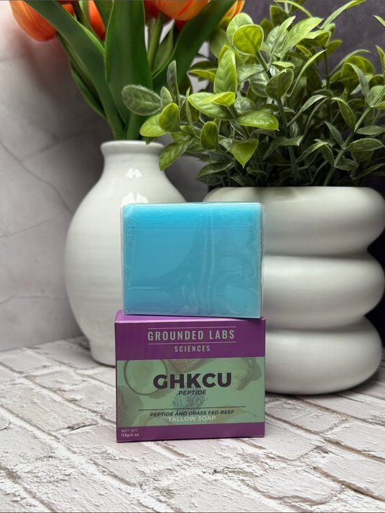 grounded labs Other - Grounded Labs GHKCU Peptide Blue Soap
